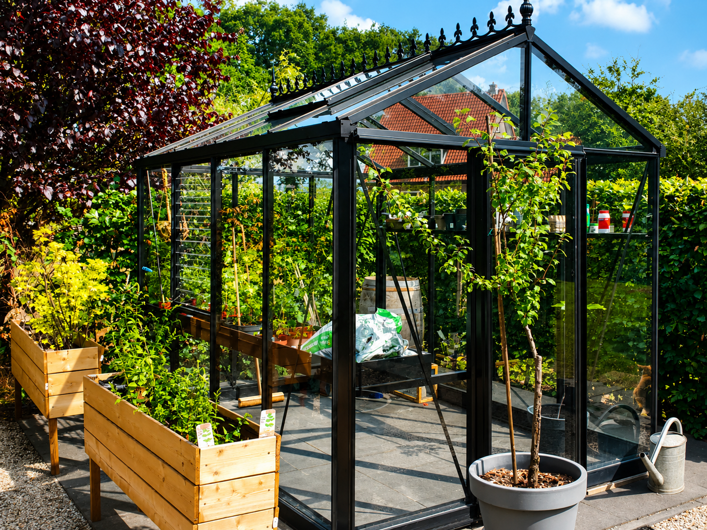 Exaco Janssens Junior Victorian J-VIC 25 Greenhouse 8ft x 15ft