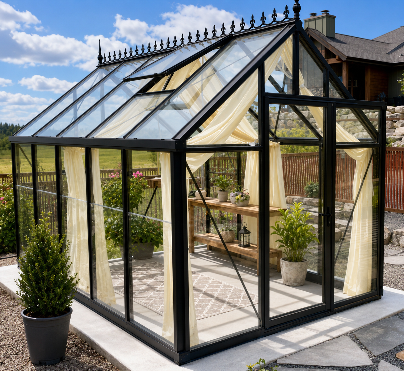 Exaco Janssens Junior Victorian J-VIC 25 Greenhouse 8ft x 15ft