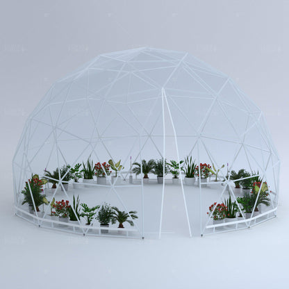 Lumen & Forge Geodesic Greenhouse Dome Kit - 13ft