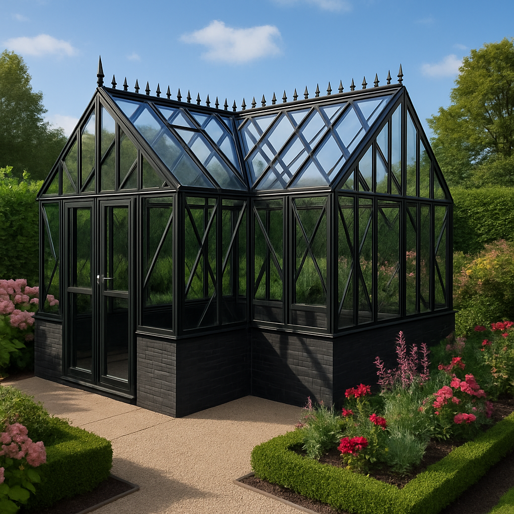 Exaco Royal T-Shaped Victorian Antique Orangerie 13ft x 16ft