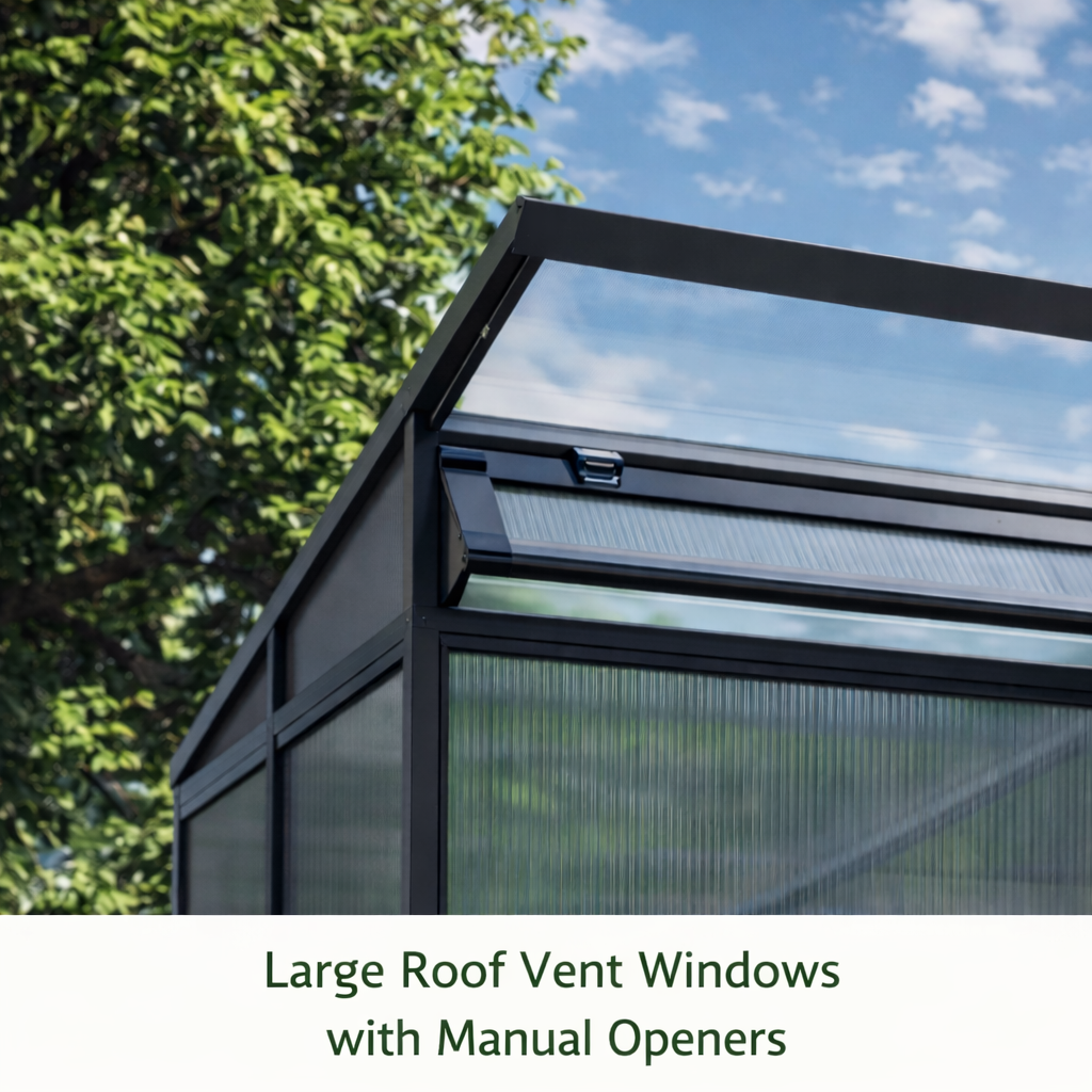 Exaco KGT Hoklartherm Santini II Greenhouse with 16 mm Triple-Wall Poly Insulation