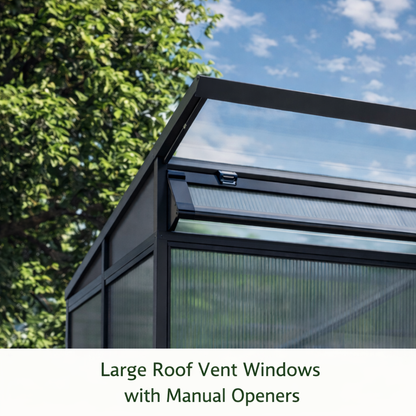 Exaco KGT Hoklartherm Santini II Greenhouse with 16 mm Triple-Wall Poly Insulation
