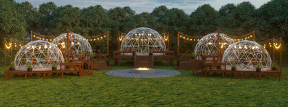Lumen & Forge Geodesic Greenhouse Dome Kit - 13ft
