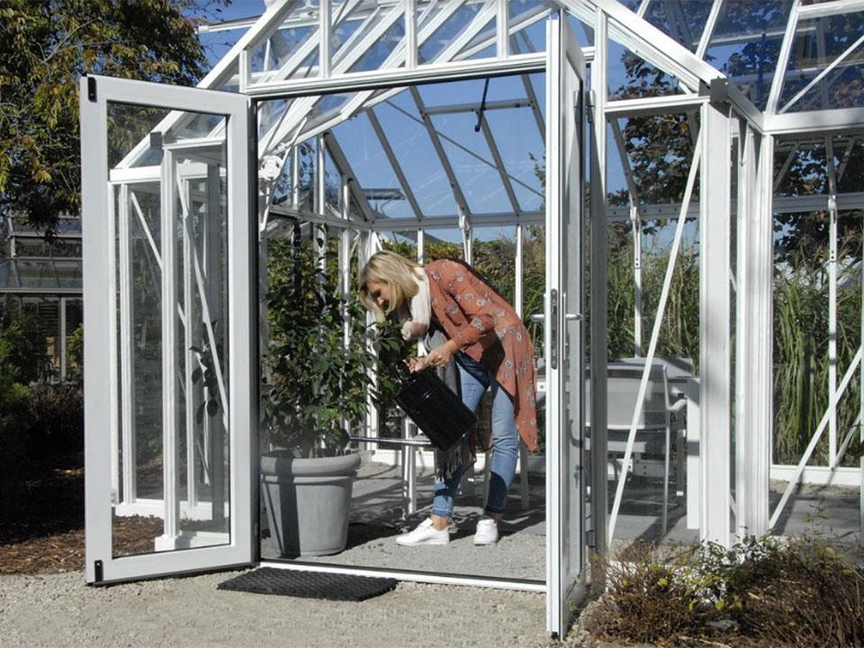EOS Exaco Janssens T-Shaped Royal Antique Victorian Greenhouse 13ft x 13ft