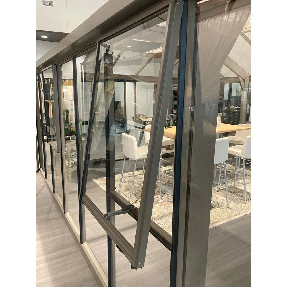 Push Out Side Window Hinged at Top with Handle for Janssens Royal Victorian greenhouse