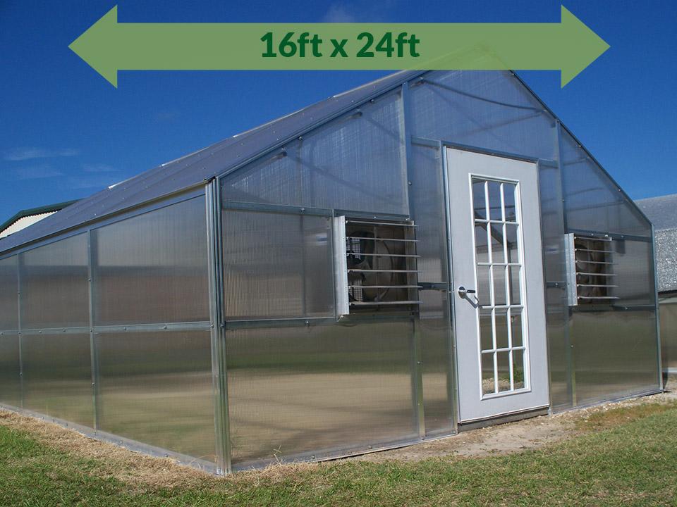 Riverstone 16ft x 30ft Wallace Educational Greenhouse Kit