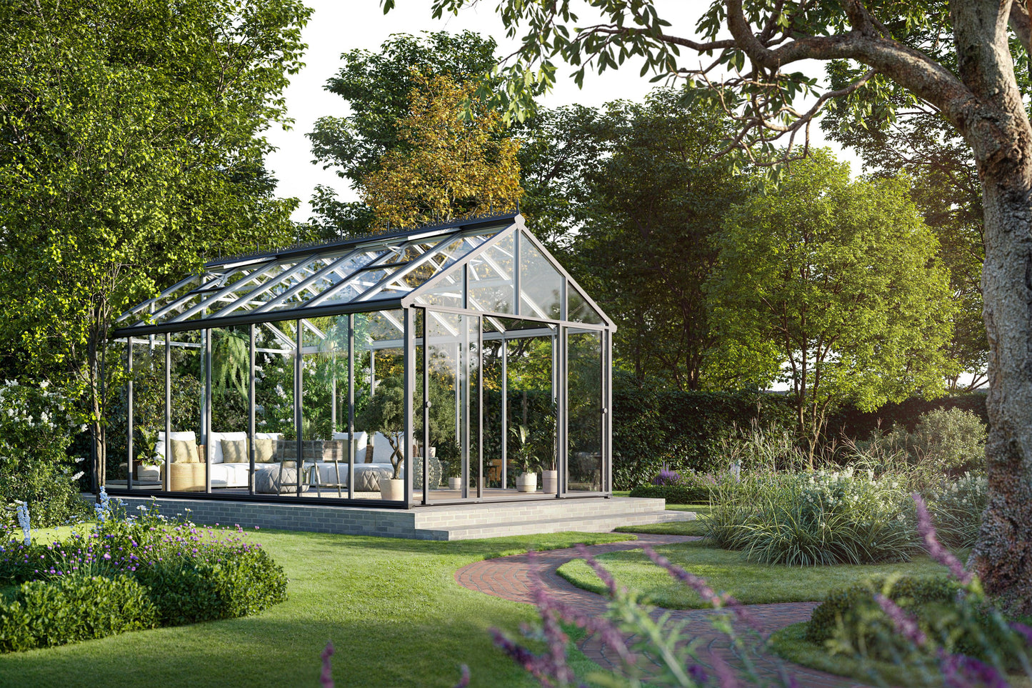 Exaco Hoklartherm Livingten 22mm Dual-Pane Insulated Glass Greenhouse