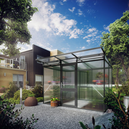Exaco KGT Hoklartherm Santini II Greenhouse with 16 mm Triple-Wall Poly Insulation