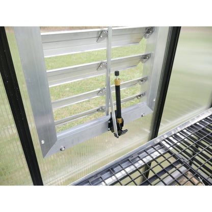 RSI 18" Louver Wall Mounted Window with Solar Powered Opener