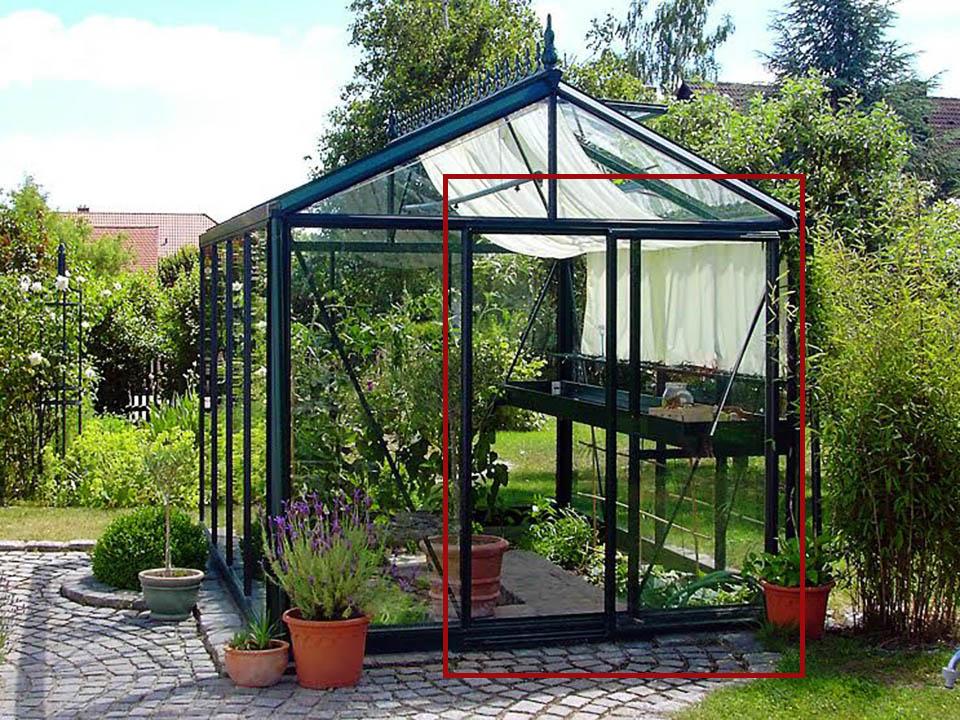 Exaco Janssens Royal Victorian Greenhouse Single OR Double Sliding Door