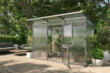 Exaco KGT Hoklartherm Santini II Greenhouse with 16 mm Triple-Wall Poly Insulation