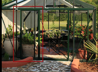 Exaco Janssens Royal Victorian Greenhouse Single OR Double Sliding Door