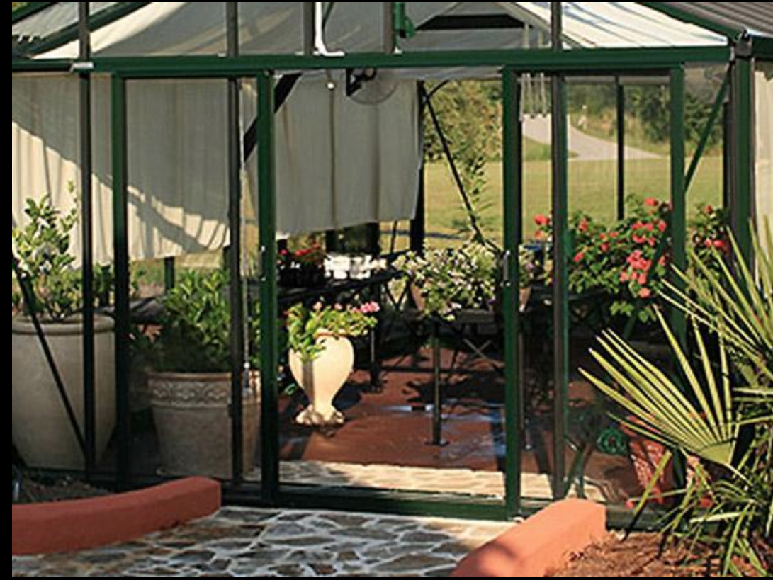 Exaco Janssens Royal Victorian Greenhouse Single OR Double Sliding Door
