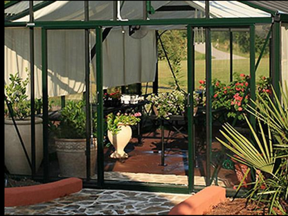 Exaco Janssens Royal Victorian Greenhouse Single OR Double Sliding Door