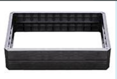 Exaco Ergo Quadro Stacking Raised Beds Square shaped