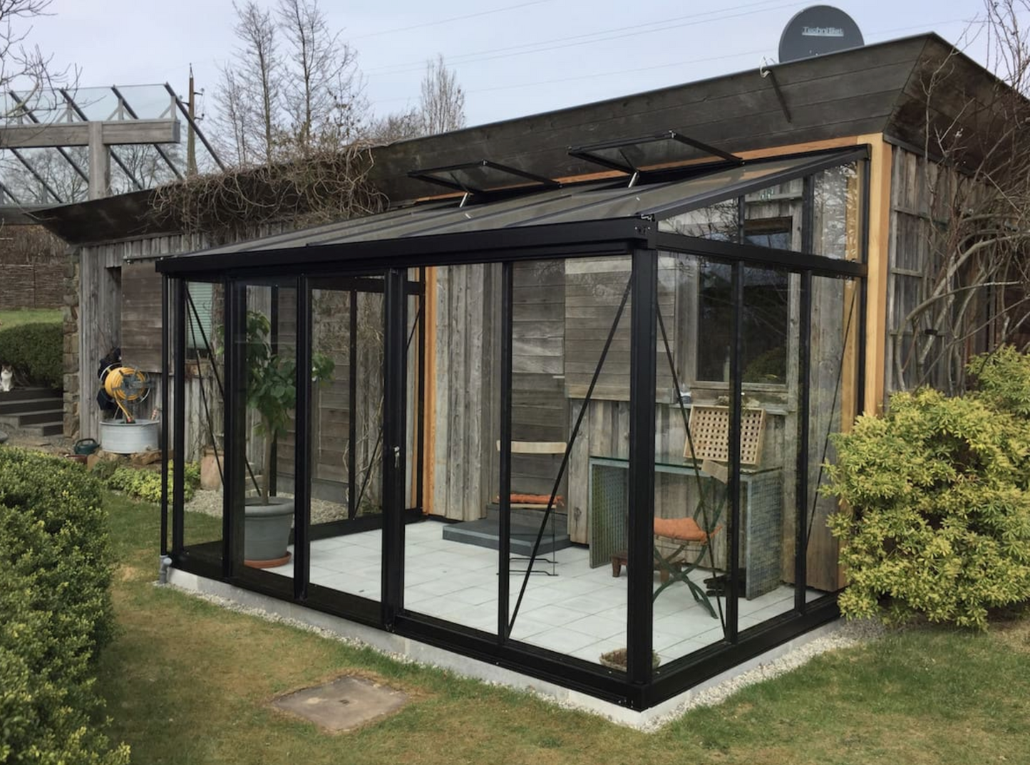 Exaco Janssens Arcadia Lean To Greenhouse