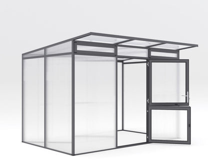 Exaco KGT Hoklartherm Santini II Greenhouse with 16 mm Triple-Wall Poly Insulation