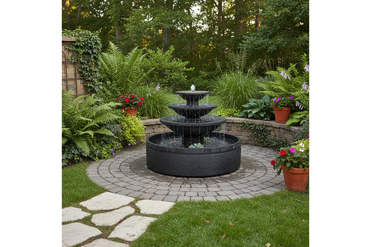 Exaco Handcrafted Aqua Falls Water Fountain
