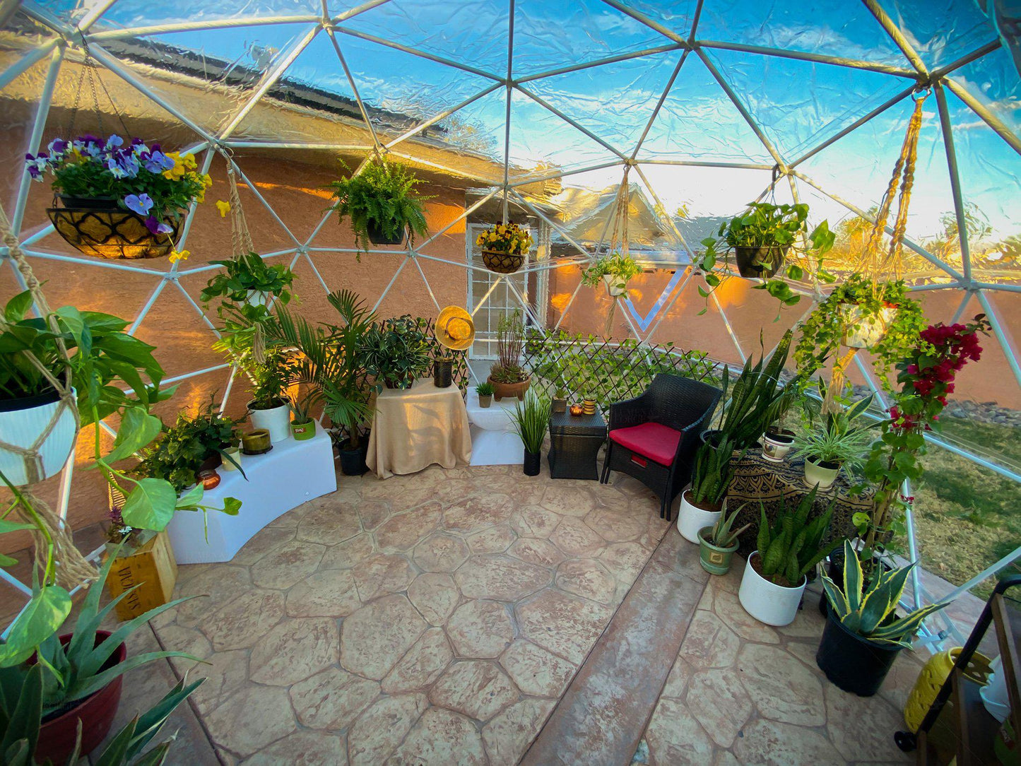 Lumen & Forge Geodesic Greenhouse Dome Kit - 20ft