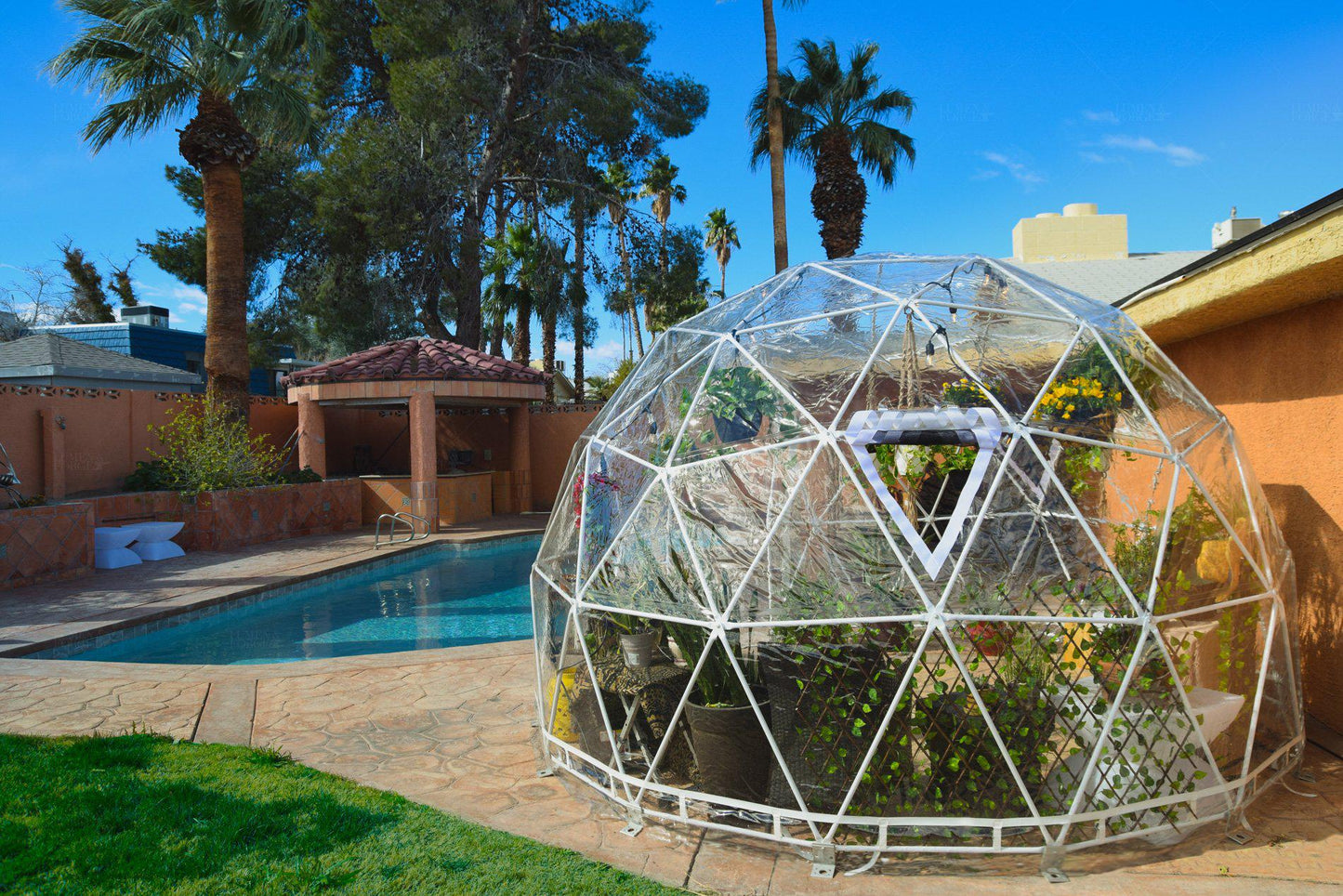 Lumen & Forge Geodesic Greenhouse Dome Kit - 13ft
