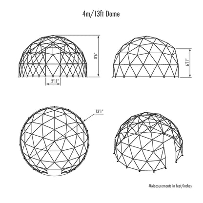 Lumen & Forge Geodesic Greenhouse Dome Kit - 20ft