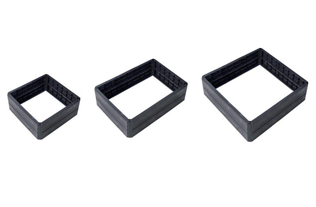 Exaco Ergo Quadro Stacking Raised Beds Square shaped