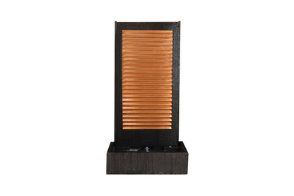 Exaco Handcrafted Zig Zag Copper Water Fountain