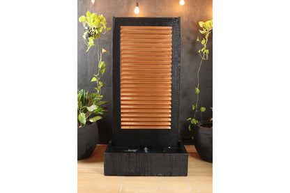 Exaco Handcrafted Zig Zag Copper Water Fountain